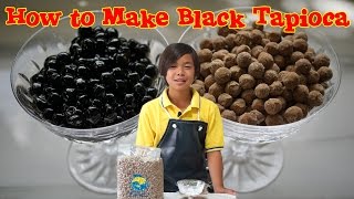 How to Make Black Tapioca for Bubble Tea [upl. by Adnawed]