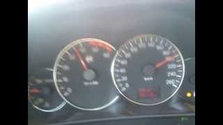 Alfa Romeo 166 24 20V 175 HP Max speed [upl. by Howell]