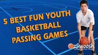 5 Best Fun Basketball Passing Games for Kids [upl. by Assiluy211]