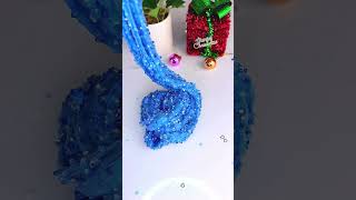 Blue Butter Slime Monster Cookie ASMR [upl. by Fiertz]