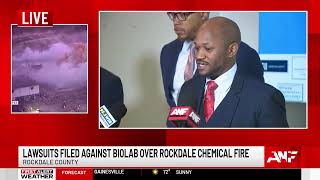 WATCH LIVE Lawsuit filed against BioLab over Rockdale chemical fire [upl. by Searle]