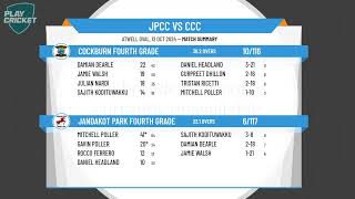 Jandakot Park Fourth Grade v Cockburn Fourth Grade [upl. by Nosyaj]