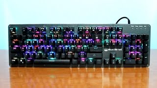 Teclado Mecánico RGB MUY BARATO 2017  Mantistek GK2 104 UNBOXING amp Review  ESPAÑOL [upl. by Shifra]