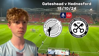 202425 Vlog 35  Gateshead v Hednesford FA Cup 4QR 151024 [upl. by Onairot31]