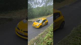 Rallye du Vallespir 2023 Combasson Renault Clio 3 wow crazy rally racing motor motorsport [upl. by Raffo]