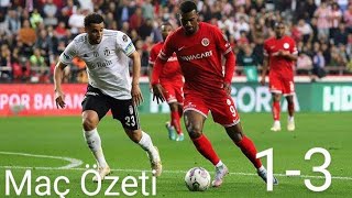 Beşiktaş Antalyaspor 31  Maç Özeti [upl. by Zuliram662]