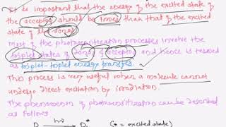 Photochemistry Photosensitization [upl. by Pengelly]