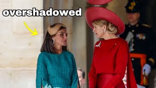 Máxima of the Netherlands EMBARRASSES Letizia during the State visit [upl. by Oremar702]