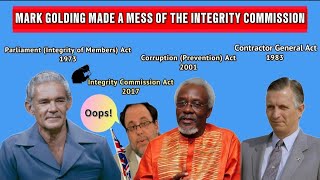 INTEGRITY COMMISSION Look At What Mark Goldings Meddling Caused [upl. by Outlaw]