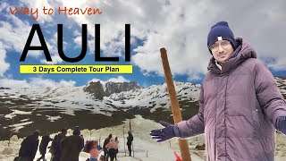 My Auli Experience 👉 Must Watch this Before going to Auli Trip 🚗🚗 Top 10 auli places to visit 🔥🔥 [upl. by Atteynek]