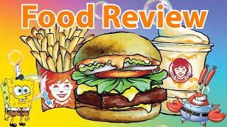 Wendys Krabby Patty Meal Food Review [upl. by Ajnek]