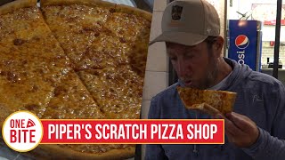 Barstool Pizza Review  Pipers Scratch Pizza Shop Palm Harbor FL [upl. by Raffo413]