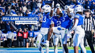 BYU Football vs Oklahoma State  FULL GAME HIGHLIGHTS  October 19 2024 [upl. by Nimzzaj648]