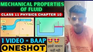 Mechanical Properties of Fluid One Shot with Live Experiment  Class 11 Physics NCERT BY MANDEEP SIR [upl. by Ailana]