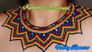 Como hacer collar de chaquira mostacilla Embera 8 [upl. by Suriaj]