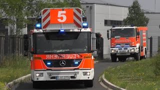 BMA in KITA Löschzug der Feuerwehr Düsseldorf FW 5 Flughafen [upl. by Cuthburt]