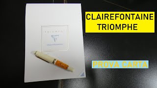 Clairefontaine Triomphe  Recensione [upl. by Aivatnwahs861]