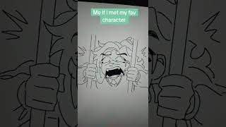 Me when my fav character funnyshorts [upl. by Enerahs]