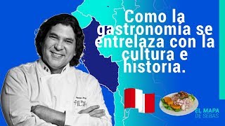 🇵🇪🍽HISTORIA de la GASTRONOMÍA PERUANA en 8 minutos🇵🇪🍽  El Mapa de Sebas [upl. by Enreval]