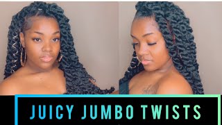 HOW TO JUMBO PASSION TWISTS STEP BY STEP TUTORIAL [upl. by Wolf]