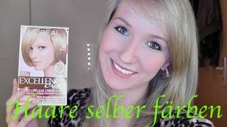 Haare SELBER Färben ♡ Einfach und schnell Zuhause  Tutorial [upl. by Foushee]