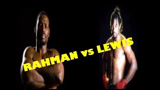 LENNOX LEWIS VS HASIM RAHMAN  THE STORY [upl. by Kwabena323]