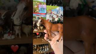 mine is 💙 and 💜 schleich horses unboxing schleichhorses models modelhorses horse [upl. by Anaoy]