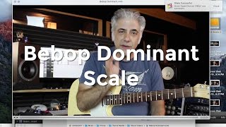 Bebop Dominant Scale  Using Chromatics On A Dominant Seventh Chord [upl. by Corwun800]