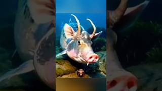 animaltransformation🐷🐄🐬 cow and pigfish cow and fish doberman puppy shortsviral shorts [upl. by Anawat]