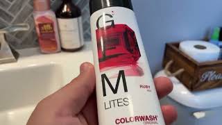 Celeb Luxury Viral and Gem Lites Colorwash Color Depositing Shampoo Review [upl. by Auburta317]