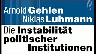 Arnold Gehlen Vortrag Die Institutionen und die Probleme der Ethik [upl. by Asselim757]