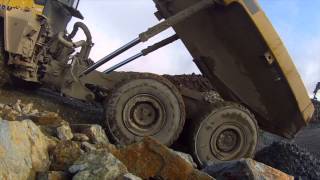 Cape Scott Wind Farm Rock Truck [upl. by Cuthbert748]