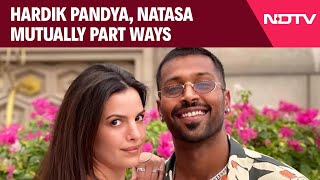 Hardik Natasa Divorce  Hardik Pandya Natasa Stankovic Mutually Part Ways [upl. by Gereld]