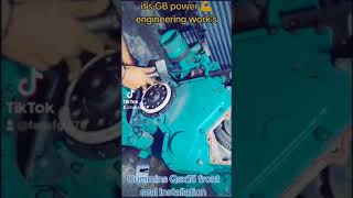 Cummins Qsx15 front seal installation method by GB power 💪 engineering works [upl. by Philipines]