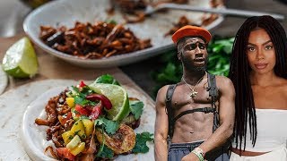 VEGAN BBQ JERK TACOS 🔥with KOJEY RADICAL [upl. by Voe]