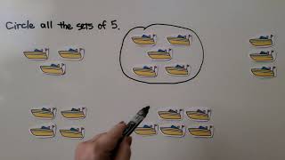 Kindergarten Math 16 Count and Write to 5 Right and Lefthanded [upl. by Nekal285]