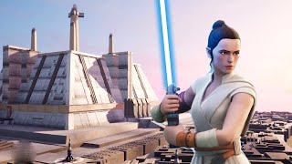 Fortnite Lightsaber Duels  Jedi Temple Map [upl. by Olegnalehcim706]