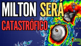 Milton es un huracán potencialmente catastrófico Se acerca a Florida y llegará de categoría 4 [upl. by Wj]