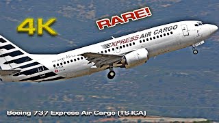 Boeing 737 Express Air Cargo TSICA quotWe cargo Africaquot CDT [upl. by Firmin]