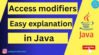 Access Modifiers Detailed Explanation in Java [upl. by Irol]