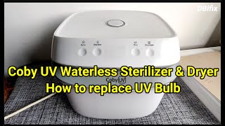 CobyUV Sterilizer UV Bulb Replacement [upl. by Nadual]