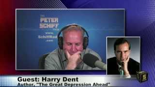 Harry Dent vs Peter Schiff  InflationDeflation Debate [upl. by Cyrille]