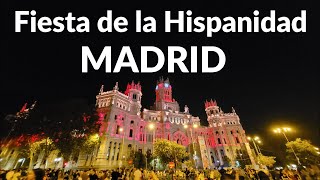 Madrid festeja su FIESTA NACIONAL  el dia de la hispanidad  12 de octubre de 2023 4K [upl. by Campball]