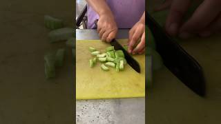 Ghiraula cutting and cooking  Luffa gourd cooking asmr food viralvideo cooking recipe [upl. by Cyd]