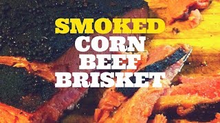 BBQ Smoked Corned Beef Brisket on the Weber Kettle Grill with the Slow N Sear [upl. by Norac]