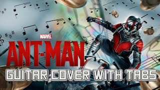 AntMan Theme Guitar Lesson Tutorial  How to play Marvel Metal [upl. by Bannister]