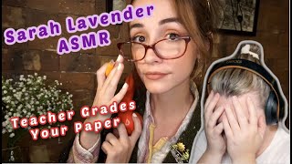 Sarah Lavender ASMR Grades My History Paper 🐙 🏴‍☠️ [upl. by Brigid]