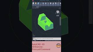 AutoCAD 3D Part Design Using PressPull Tool  StepbyStep Tutorial AutoCAD3D caddengineer [upl. by Joannes]