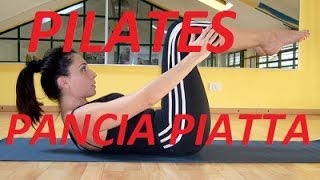 PILATES pancia PIATTA e ADDOMINALI super in 8 minuti [upl. by Means]