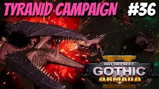 Battlefleet Gothic Armada 2  Tyranid Campaign 36  Max Difficulty  ITS RAWWWWW [upl. by Ardnasal]